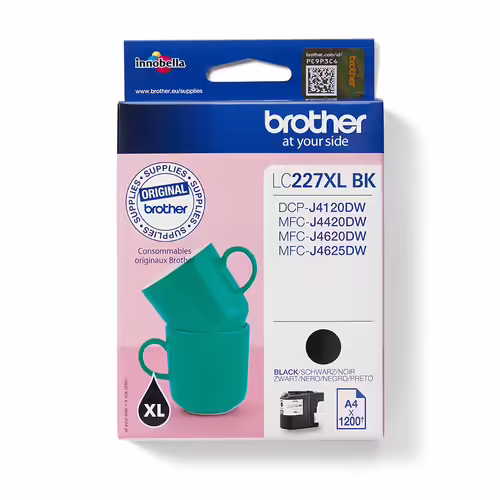 Brother LC-227XLBK cartucho de tinta 1 pieza Original Negro | LC227XLBK | 4977766735940 imagen 1