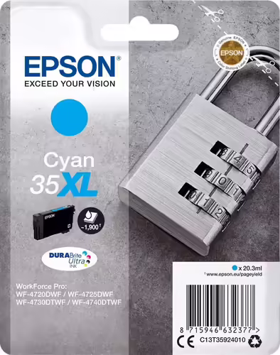 CARTUCHO EPSON T3592XL CIAN C13T35924010 | 8715946632377 imagen 1
