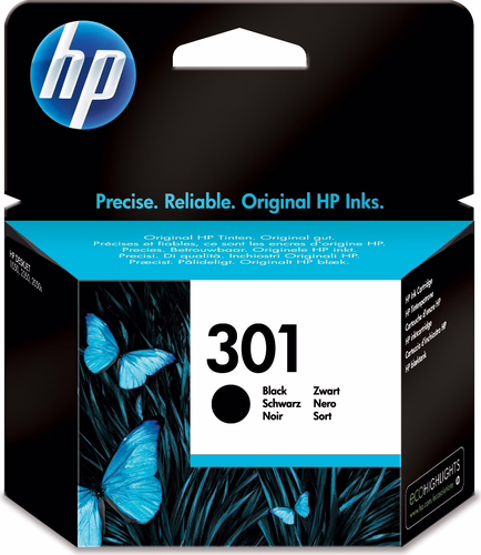 HP 301 Tinta original Negro | CH561EE | 0884962894408 imagen 1