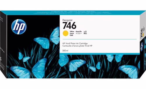 Hp 746 cartucho de tinta original amarillo | P2V79A | 0191628213542 imagen 1