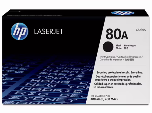 TONER HP 80A NEGRO CF280A | 0886111144143 imagen 1