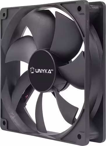 Ventilador 12x12 UNYKA 25mm 4Pin/PWM (51800) | 6940533544166 imagen 1