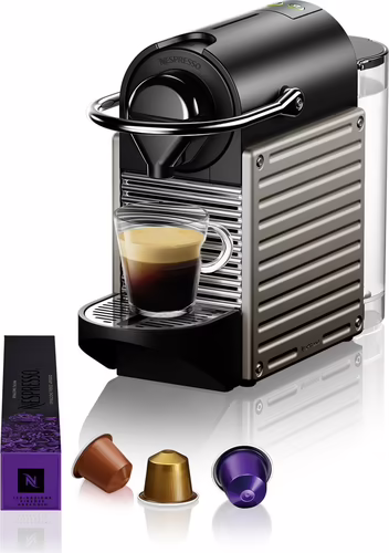 Krups XN304T Cafetera Nespresso Pixie 19 Bares Gris Titanio | 4071000042 | 3016661155192 imagen 1