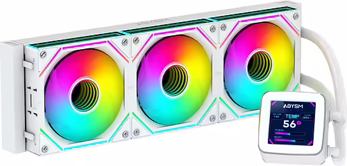 ABYSM Oceanic LCD 360 ARGB Procesador Kit de refrigeración líquida 12 cm Blanc | AB336012 | 8436617920462 imagen 1