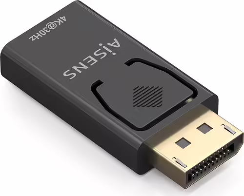 AISENS Conversor Displayport A HDMI 4K@30Hz, DP/M-HDMI/H, Negro | A125-0949 | 8435739903384 imagen 1