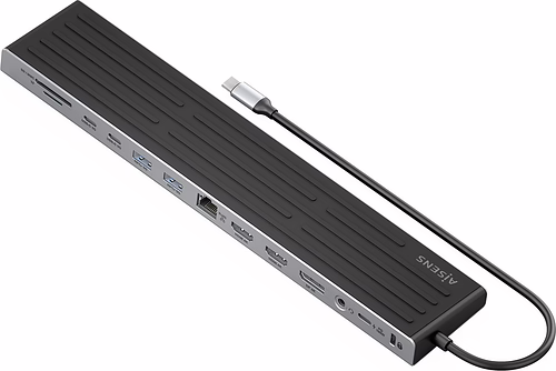 AISENS USB-C Dock 13 en 1, USB-C A 2xHDMI, 1xDisplayPort, 1xRJ45, 3xUSB-A, 2xUSB | ASUC-13P042-GR | 8435739904046 imagen 1