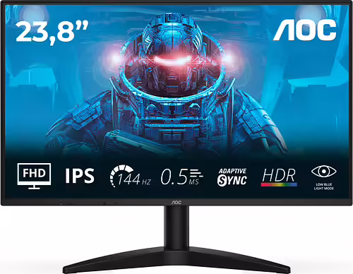 AOC 24B36X pantalla para PC 60,5 cm (23.8``) 1920 x 1080 Pixeles Full HD LED Neg | 4038986143073 imagen 1