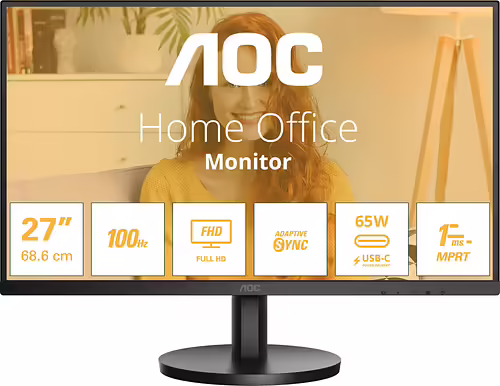 AOC 27B3CA2 pantalla para PC 68,6 cm (27``) 1920 x 1080 Pixeles Full HD LED Negr | 4038986181471 imagen 1