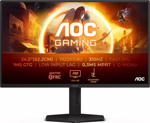 AOC G4 25G4SXU pantalla para PC 62,2 cm (24.5``) 1920 x 1080 Pixeles Full HD LED | 4038986182577 imagen 1