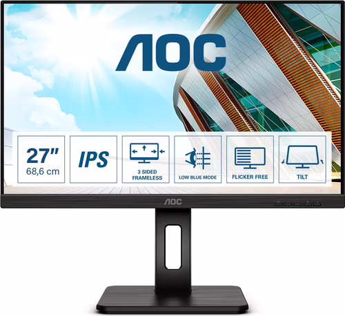 AOC P2 Q27P2Q LED display 68,6 cm (27``) 2560 x 1440 Pixeles Quad HD Negro | 4038986187961 imagen 1