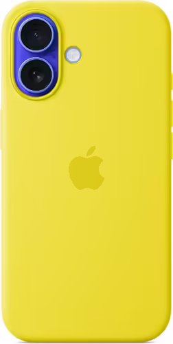 Apple Funda de silicona con MagSafe para el iPhone 16 - Amarillo carambola | MYY73ZM/A | 0195949885068 imagen 1
