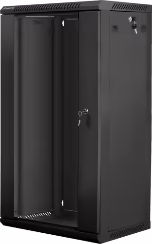 ARMARIO MURAL LANBERG 22U 19P 600X450X1082MM ACCESORIOS MONTAJE NEGRO WF01-6422- | WF01-6422-10B | 5901969403251 imagen 1