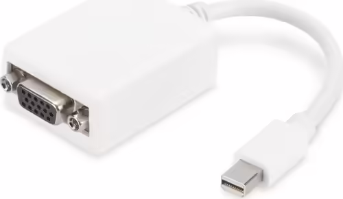 ASSMANN Electronic 0,15 m mini DisplayPort, VGA (D-Sub) Blanco | AK-340407-001-W | 4016032289692 imagen 1