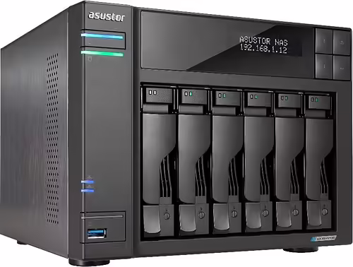 Asustor LOCKERSTOR 6 NAS Escritorio Intel® Celeron® N5105 8 GB DDR4 Unidad de | 4710474831449 imagen 1