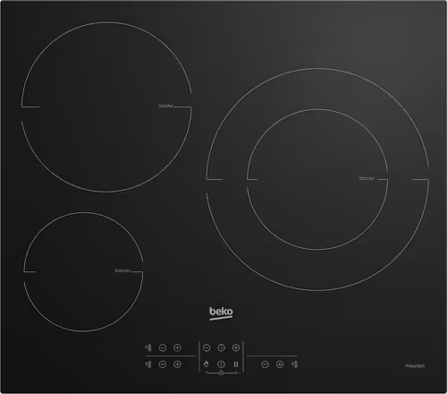 Beko HIIS63206M hobs Negro Integrado 58 cm Con placa de inducción 3 zona(s) | 8690842382789 imagen 1
