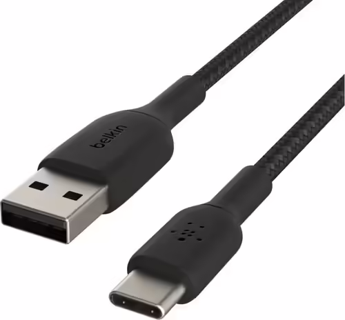 BELKIN cable USB A Macho/USB C Macho, 3 m Negro | CAB002BT3MBK | 0745883788606 imagen 1