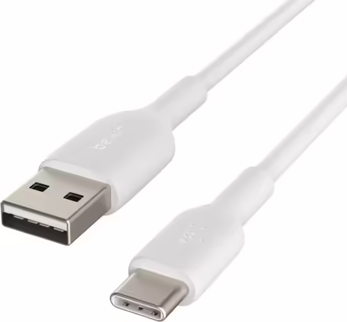 Cable Belkin USB A macho/USB C macho 2 m Blanco | CAB001BT2MWH | 0745883788514 imagen 1