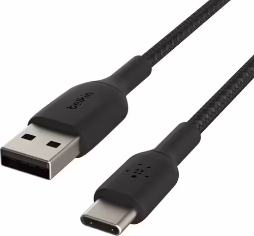 Cable Belkin USB A macho/USB C macho 2 m Negro | CAB002BT2MBK | 0745883788583 imagen 1