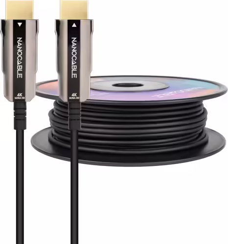 Cable HDMI V2.0 AOC 4K@60Hz 18Gbps A/M-A/M, Negro, 50 m | 10.15.2050 | 8433281013360 imagen 1