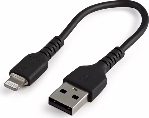 Cable StarTech.com usb tipo-a macho a lightning macho 0.15m negro RUSBLTMM15CMB | 0065030891714 imagen 1