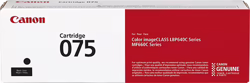 Canon 075 cartucho de tóner 1 pieza(s) Original Negro | 6365C002 | 4549292224320 imagen 1