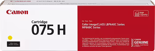 Canon 075 H cartucho de tóner 1 pieza(s) Original Amarillo | 6366C002 | 4549292224399 imagen 1