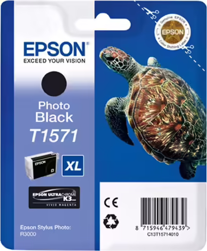 CARTUCHO EPSON T1571 FOTO NEGRO C13T15714010 | 8715946479439 imagen 1