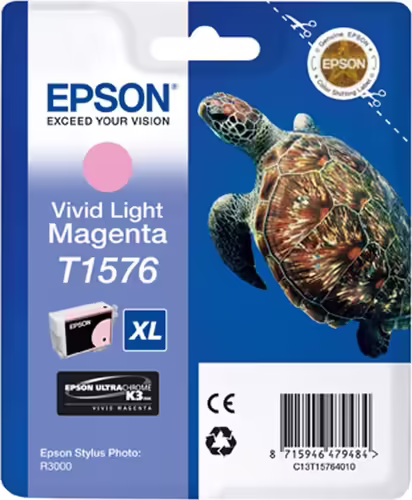 CARTUCHO EPSON T1576 MAGENTA CLARO VIVO C13T15764010 | 8715946479484 imagen 1