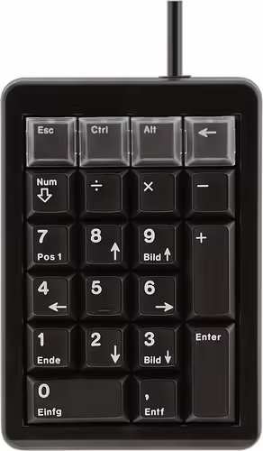 CHERRY G84-4700 teclado numérico Portátil/PC USB Negro | G84-4700LUCUS-2 | 5054629071847 imagen 1