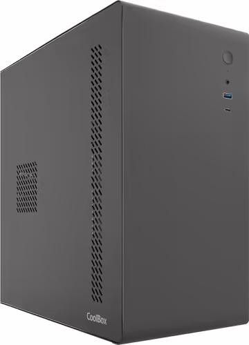 CoolBox CAJA MATX M640C USB-C 3.2 GEN1 FULLMETAL BASIC500GR 500W + 1 VENT. 90MM | COO-PCM640C-1 | 8436624422287 imagen 1