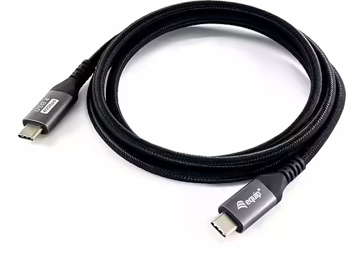 Equip 128383 Cable USB 4 Gen 3 C a C, M/M, 2,0m, PD3.1 240W, 8K/60Hz, 40Gbps, Ne | 4015867235812 imagen 1