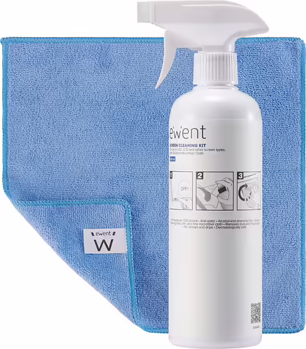 Ewent EW5678 kit de limpieza para computadora Pantallas / Plásticos, Universal | 8052101434880 imagen 1