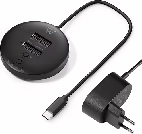 Ewent EW7078 base de conexión para disco duro USB 3.2 Gen 1 (3.1 Gen 1) Type-C | 8052101435139 imagen 1