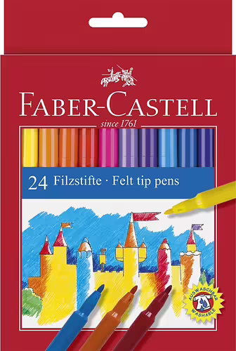 Faber-Castell 8591272000666 rotulador para colorear 24 piezas imagen 1