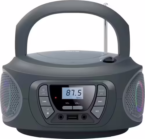 FONESTAR BOOM-ONE-G RADIO CD 4W RMS BLUETOOTH FM USB MP3 AUX IN SALIDA AURICULAR | 8422521001168 imagen 1
