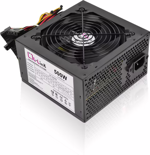 FUENTE ATX 500W CON CABLE DE ALIMENTACION LL-PS-500-CAB | 8436531366742 imagen 1