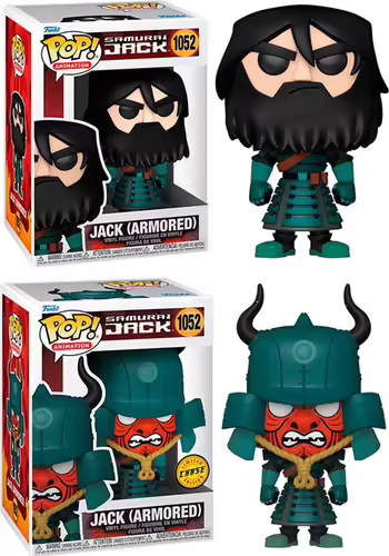 Funko pop animacion samurai jack jack con armadura opcion chase 49276 | 889698492768 | 0889698492768 imagen 1