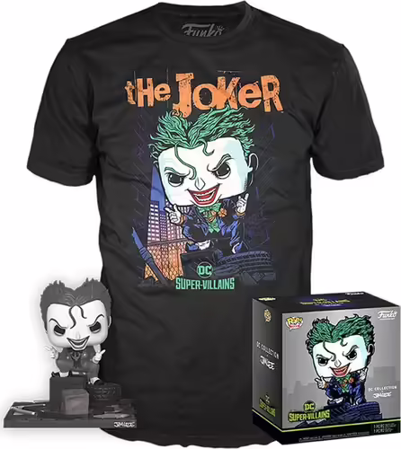 Funko pop dc comics dc jim lee joker + camiseta ut - 56648 | 889698381710 | 0889698381710 imagen 1