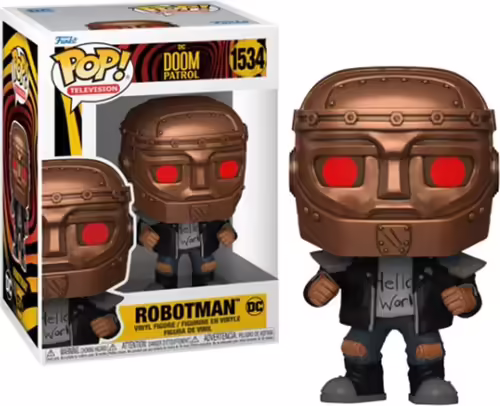Funko pop dc comics doom patrol robotman 75896 | 889698758963 | 0889698758963 imagen 1