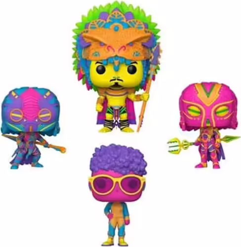 Funko pop marvel black panther wakanda forever pack de 4 | 889698691482 | 0889698691482 imagen 1