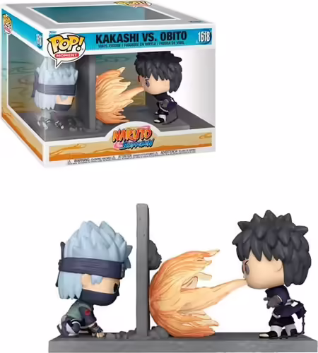 Funko pop moment! naruto shippuden kakashi vs obito uchiha 80256 | 889698802567 | 0889698802567 imagen 1