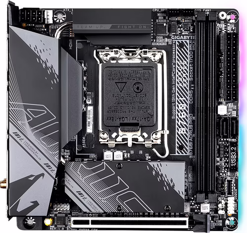 Gigabyte B760I AORUS PRO placa base Intel B760 Express LGA 1700 mini ITX | 9MB76IPRO-00-10 | 4719331854843 imagen 1