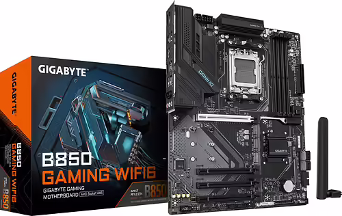 GIGABYTE B850 GAMING WIFI6 Placa Base - Procesadores AMD Ryzen Serie 9000, VRM d | B850 GAMING WF6 | 4719331866631 imagen 1