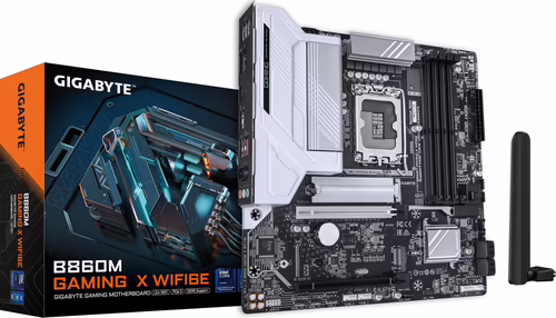 GIGABYTE B860M GAMING X WIFI6E Placa base - CPUs Intel Core Ultra, VRM de 8+1+2+ | 4719331867133 imagen 1