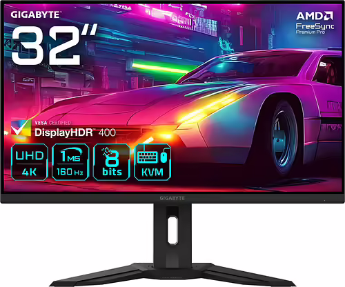 GIGABYTE M32UP 31.5`` Monitor de juego UHD - 3840 x 2160, 160 Hz, 1 ms, 350 cd/m | M32UP EK | 4719331861346 imagen 1