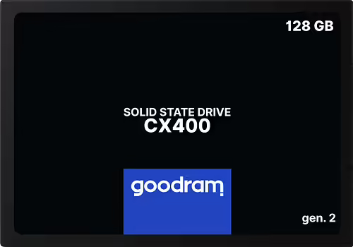 Goodram CX400 Disco ssd 2.5 gen.2 128gb serial ATA III 3D tlc nand negro azul | SSDPR-CX400-128-G2 | 5908267923436 imagen 1