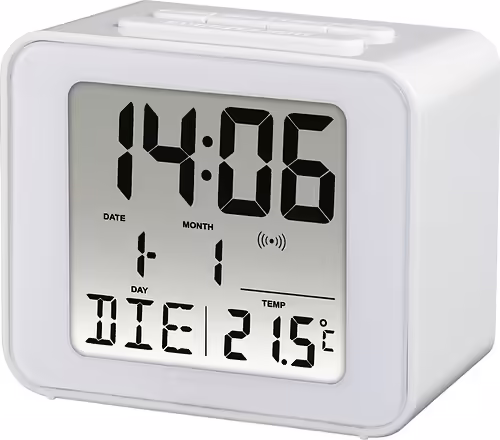 Hama Cube Reloj despertador digital Blanco | 4047443408754 imagen 1