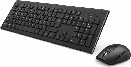 HAMA teclado y ratón inalámbrico, alcance del bluetooth de hasta 8 metros, Co | 69182664 | 4047443384959 imagen 1