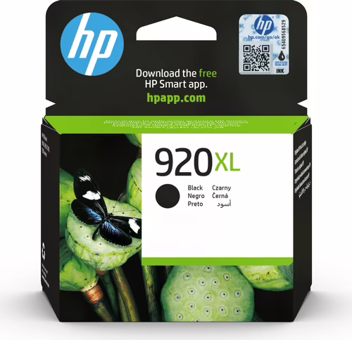 HP Cartucho de tinta original 920XL de alta capacidad negro | CD975AE. | 0884420649496 imagen 1