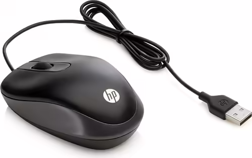 Hp Raton de viaje ambidextro usb tipo-a 1000dpi optico negro | G1K28AA#ABB | 0888182455142 imagen 1